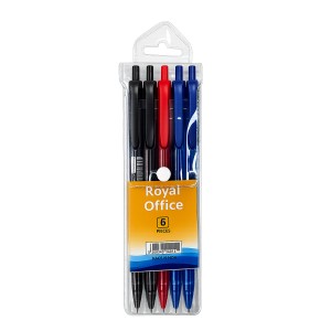 PENNE SF ROYAL OFFICE A SCATTO R20 1,0MM BLISTER 5PZ ROSSO NERO BLU