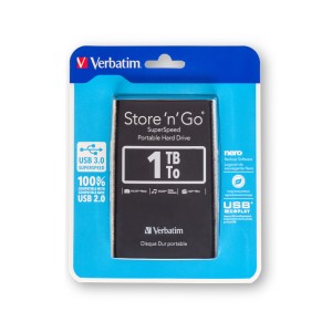 VERBATIM HDD 1TB COD 53023  USB COLORE Black