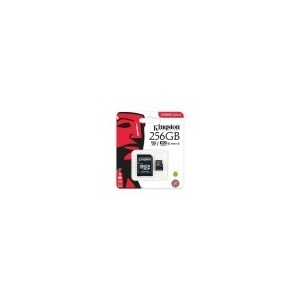 KINGSTON MICRO SD MEMORY CARD SDHC 256 GB CLASSE 10